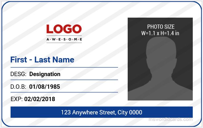 Detail Template Id Card Word Nomer 3