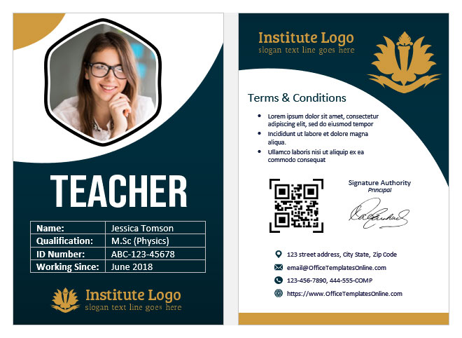 Detail Template Id Card Word Nomer 30