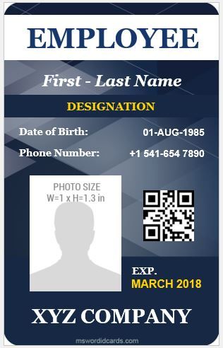 Detail Template Id Card Word Nomer 32