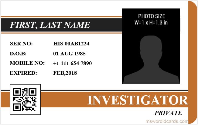 Detail Template Id Card Word Nomer 38