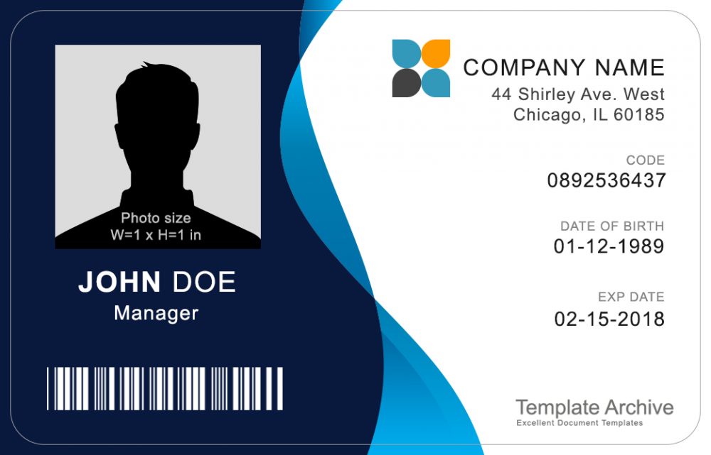 Detail Template Id Card Word Nomer 8