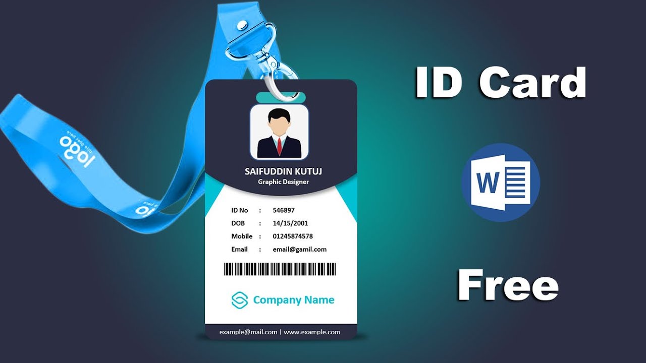Detail Template Id Card Word Nomer 9