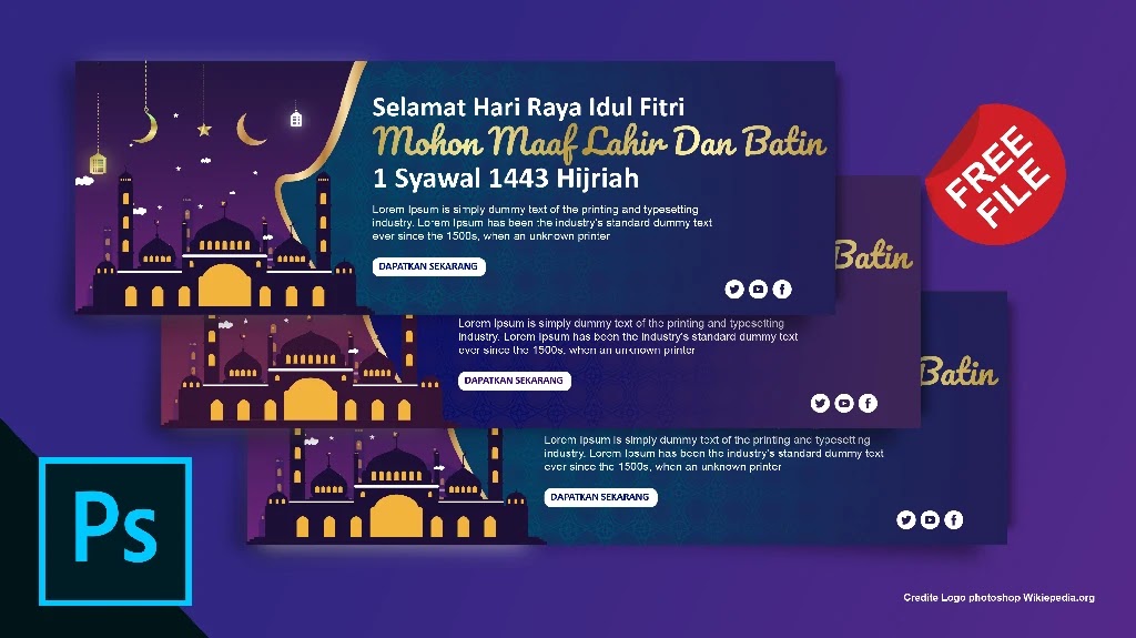 Detail Template Idul Fitri Psd Nomer 48