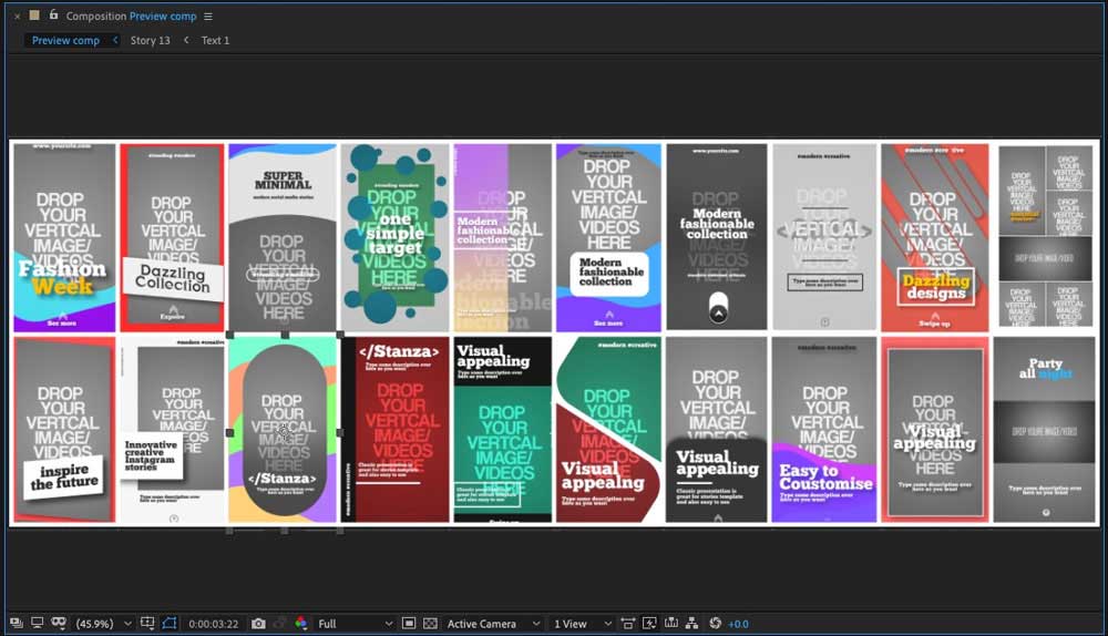 Detail Template Instagram After Effects Nomer 17