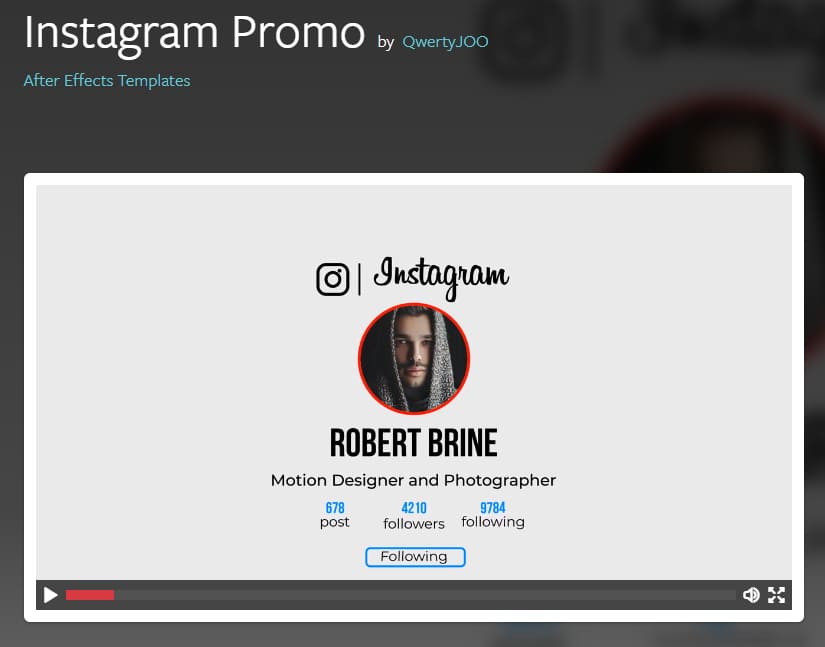 Detail Template Instagram After Effects Nomer 8