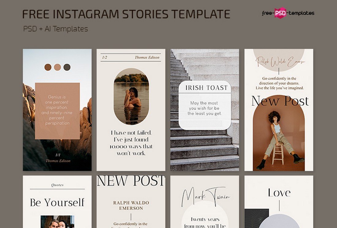 Detail Template Instagram Gratis Nomer 19