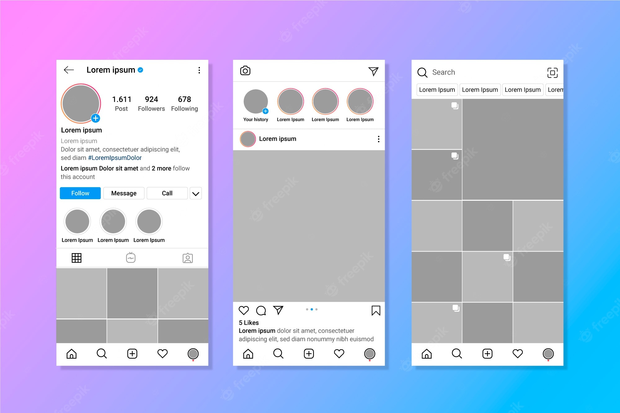 Detail Template Instagram Html Nomer 4