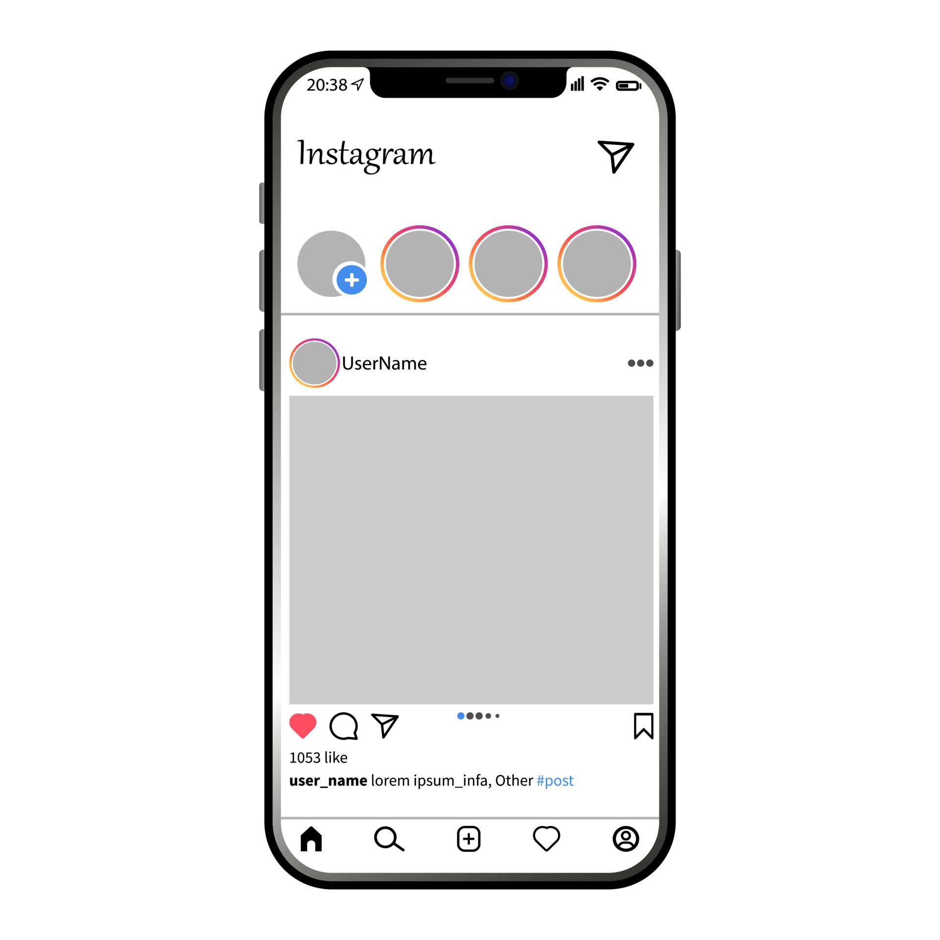 Detail Template Instagram Iphone Nomer 7