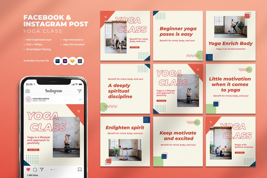 Detail Template Instagram Post Nomer 26