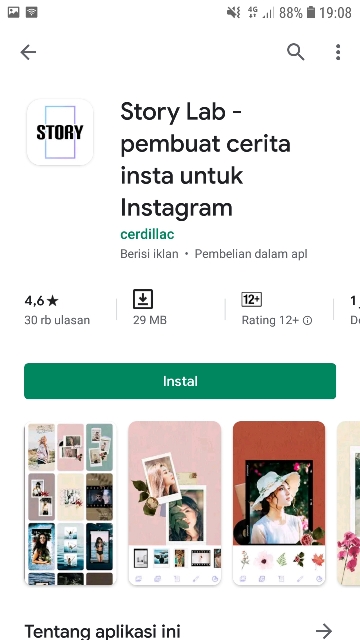 Detail Template Instastory Kekinian Nomer 7