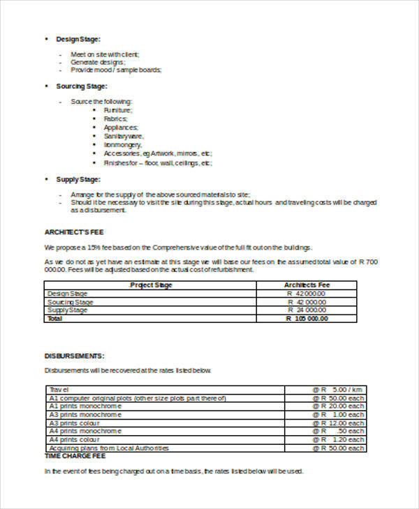 Detail Template Interior Design Proposal Nomer 19