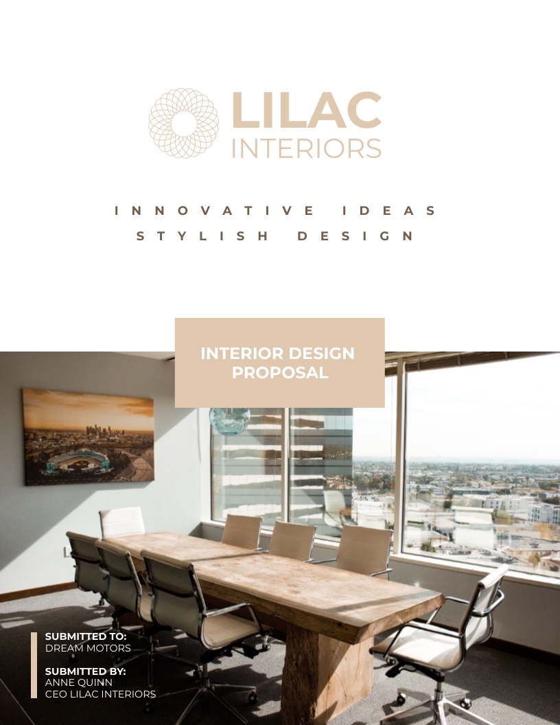 Detail Template Interior Design Proposal Nomer 20
