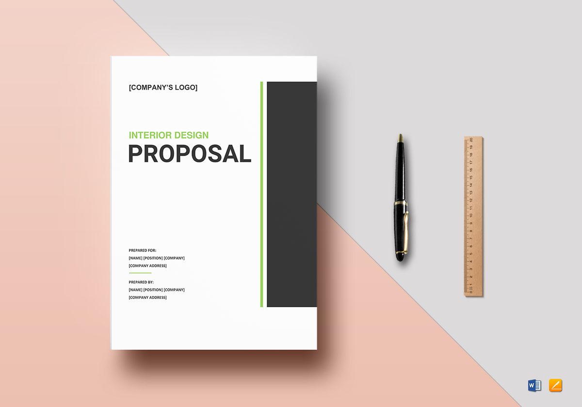 Detail Template Interior Design Proposal Nomer 3