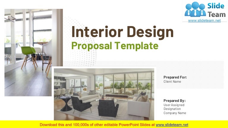 Detail Template Interior Design Proposal Nomer 34