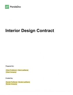 Detail Template Interior Design Proposal Nomer 39
