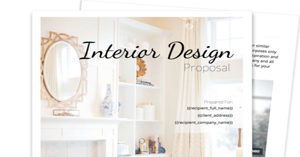 Detail Template Interior Design Proposal Nomer 40