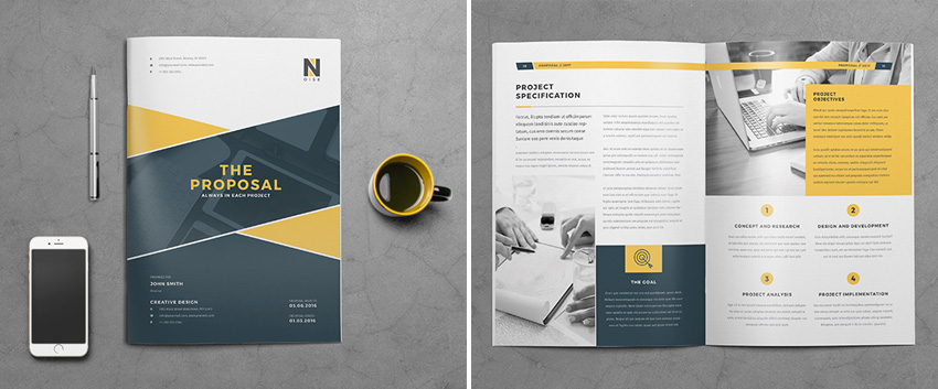 Detail Template Interior Design Proposal Nomer 44