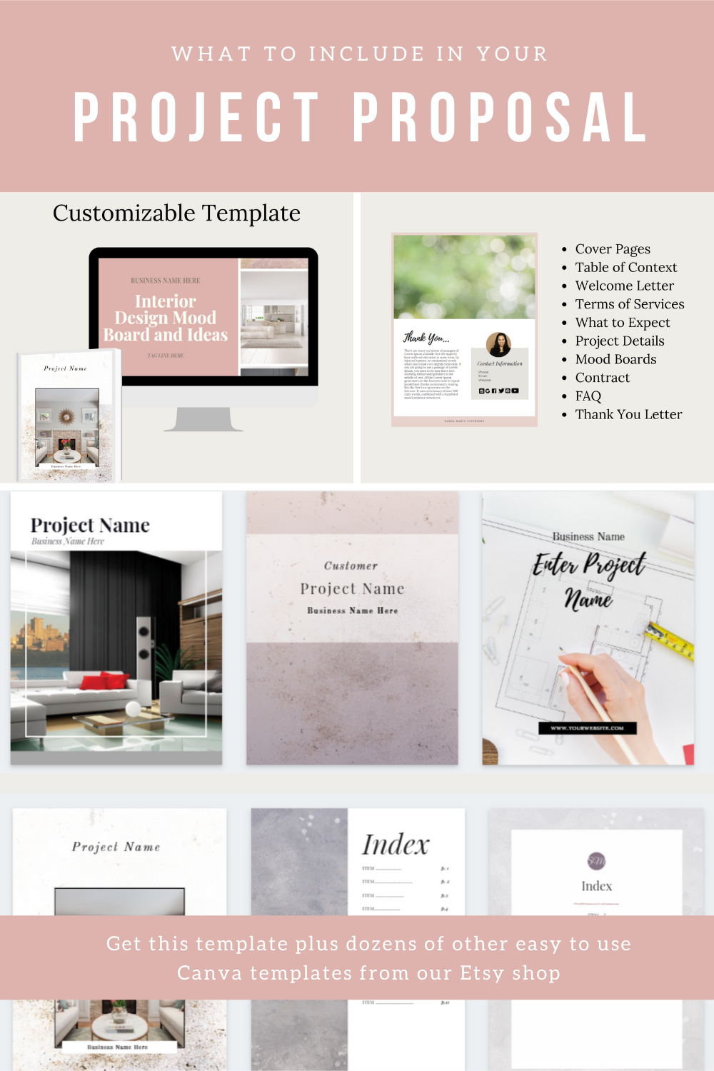 Detail Template Interior Design Proposal Nomer 47