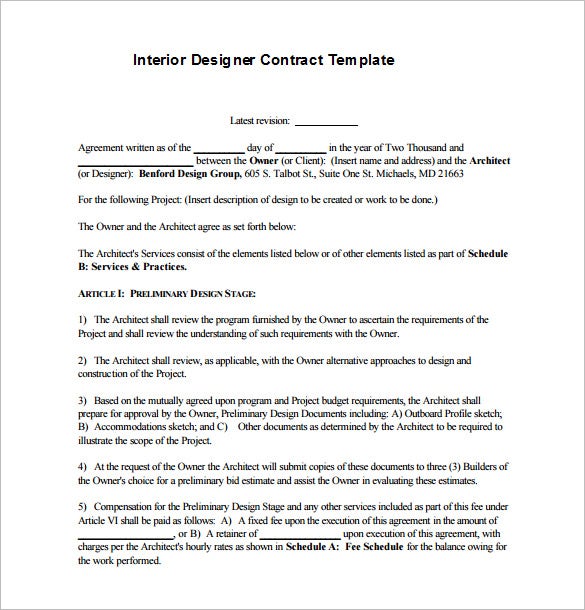 Detail Template Interior Design Proposal Nomer 50