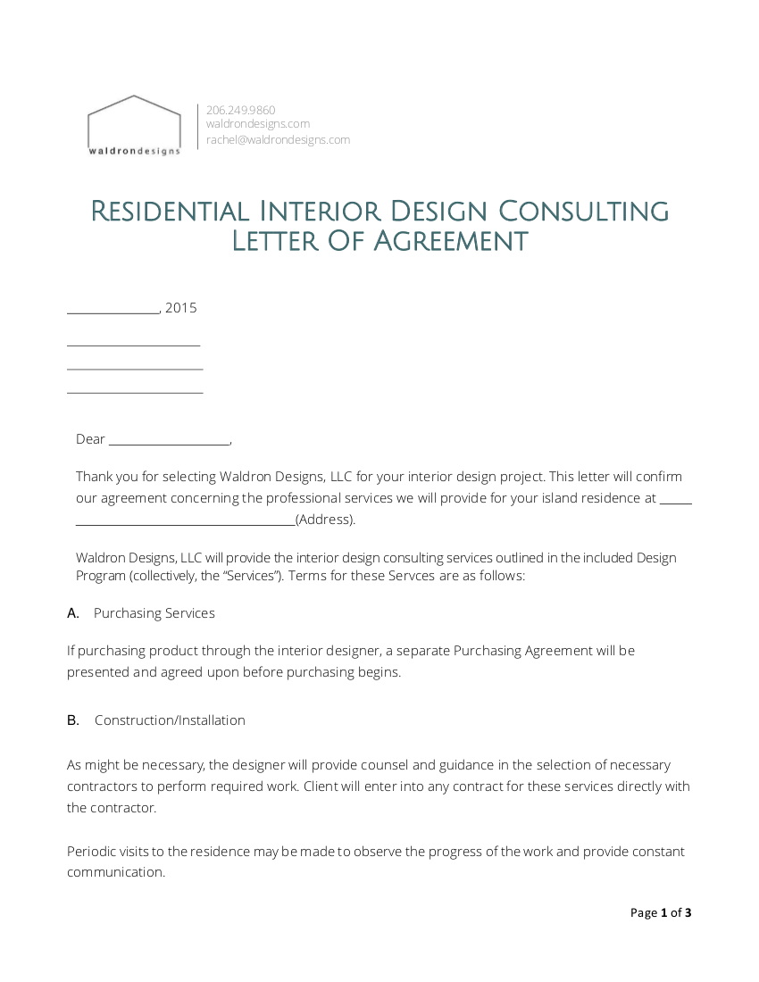 Detail Template Interior Design Proposal Nomer 56