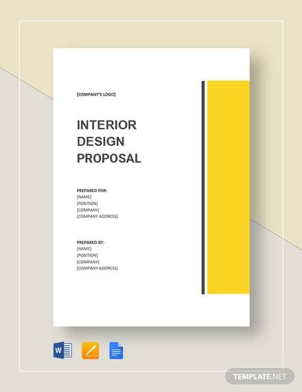 Detail Template Interior Design Proposal Nomer 7