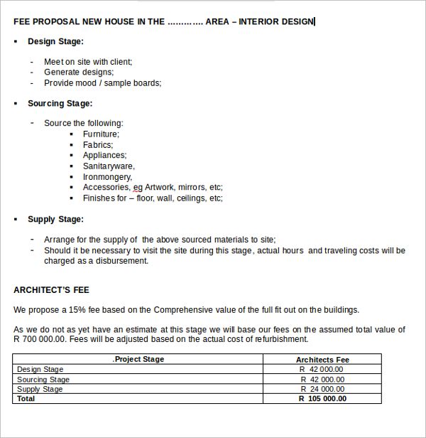 Detail Template Interior Design Proposal Nomer 8