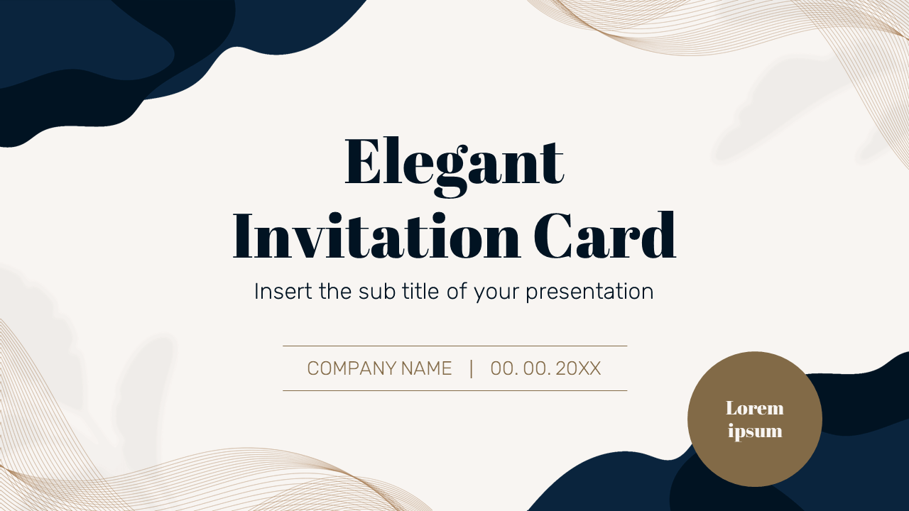 Template Invitation Ppt - KibrisPDR