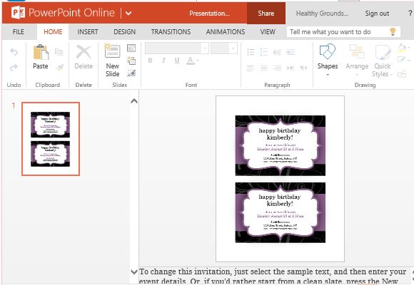 Detail Template Invitation Ppt Nomer 14
