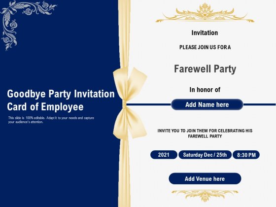 Template Invitation Ppt - 48+ Koleksi Gambar