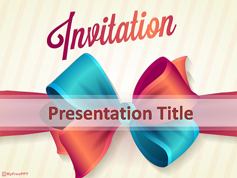 Detail Template Invitation Ppt Nomer 20