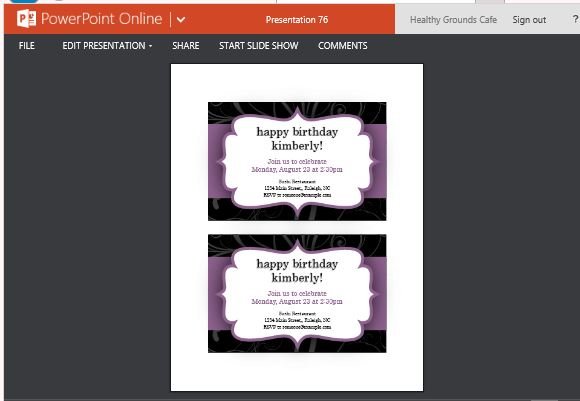 Detail Template Invitation Ppt Nomer 4