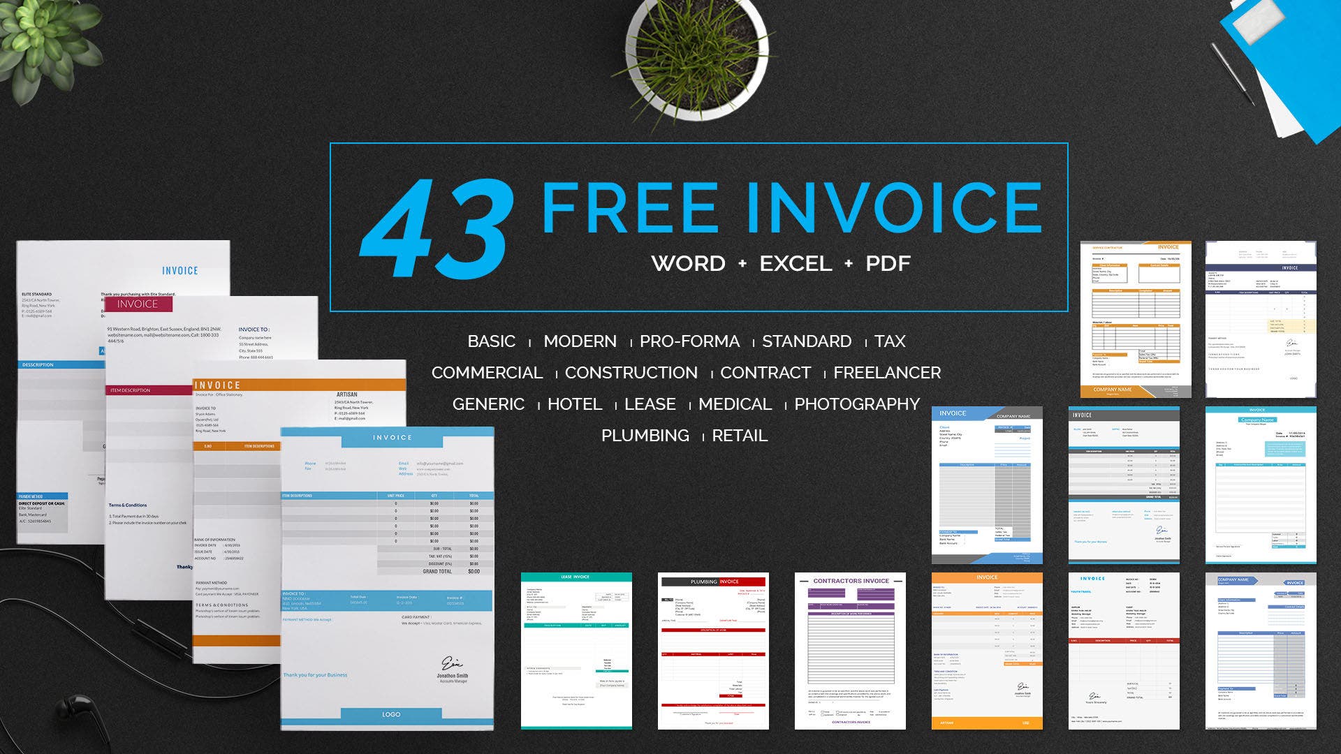 Detail Template Invoice Excel Gratis Nomer 38