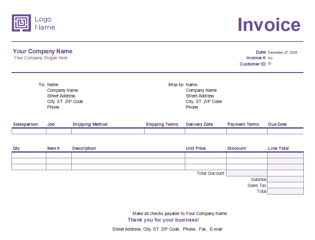 Detail Template Invoice Gratis Nomer 36