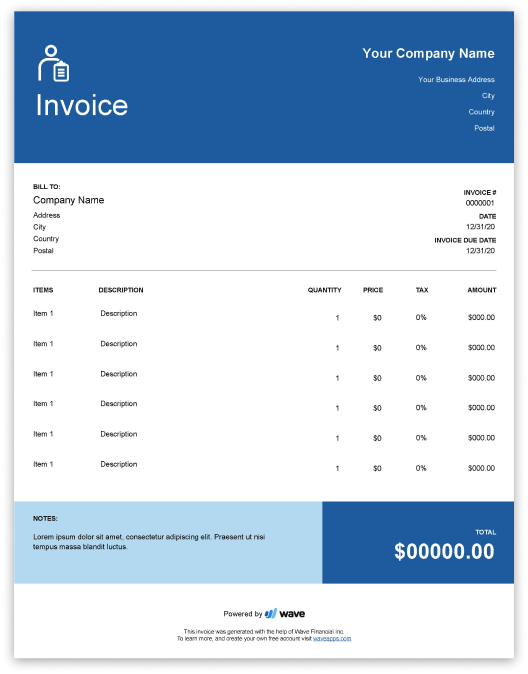 Detail Template Invoice Gratis Nomer 52
