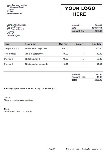 Detail Template Invoice Online Nomer 13