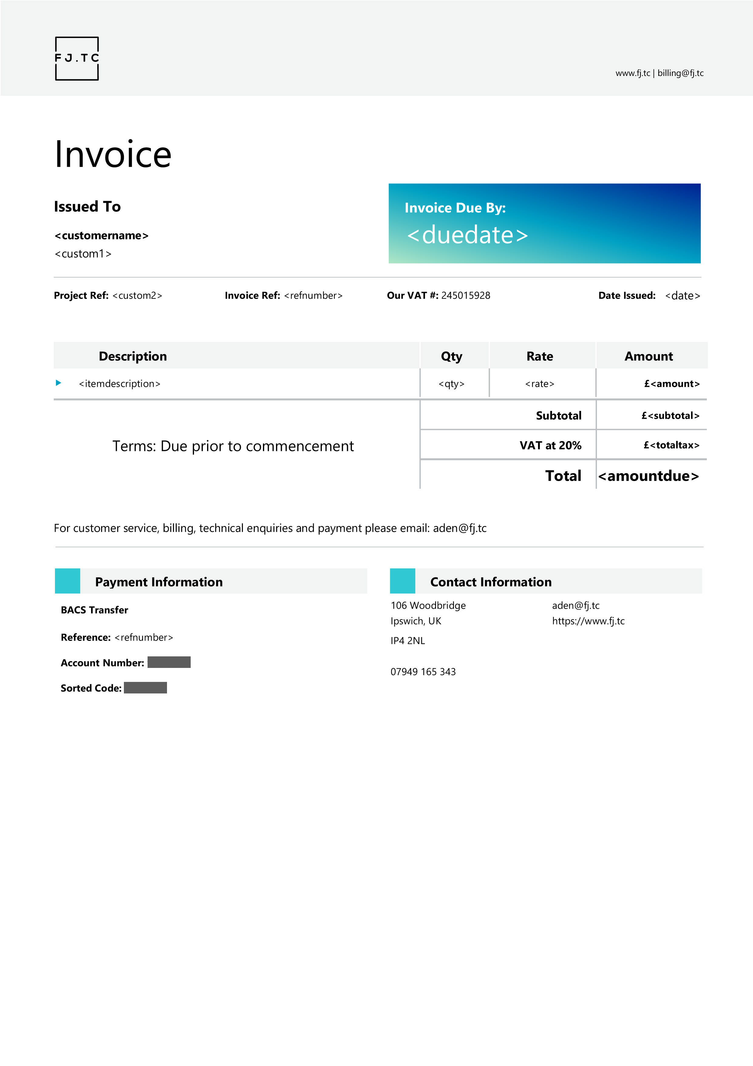 Detail Template Invoice Online Nomer 15