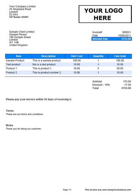 Detail Template Invoice Online Nomer 18