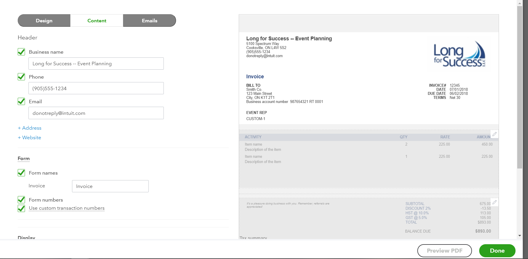 Detail Template Invoice Online Nomer 34