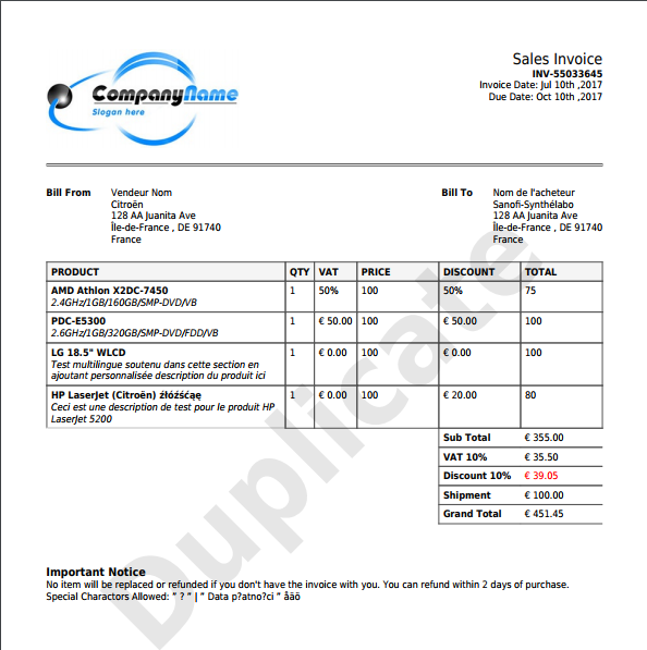 Detail Template Invoice Php Nomer 11