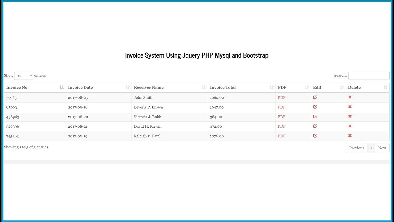 Detail Template Invoice Php Nomer 20