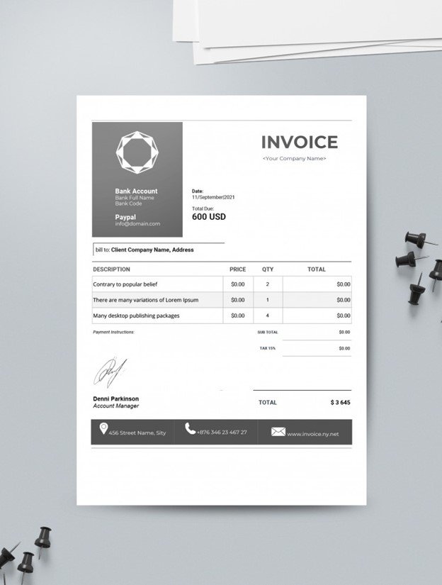 Detail Template Invoice Php Nomer 30