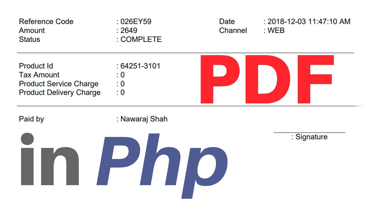 Detail Template Invoice Php Nomer 33