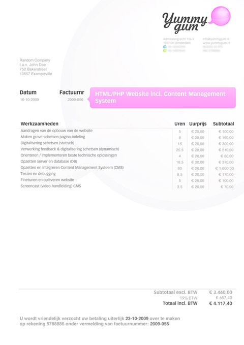 Detail Template Invoice Php Nomer 36