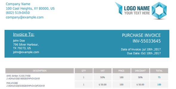 Detail Template Invoice Php Nomer 5