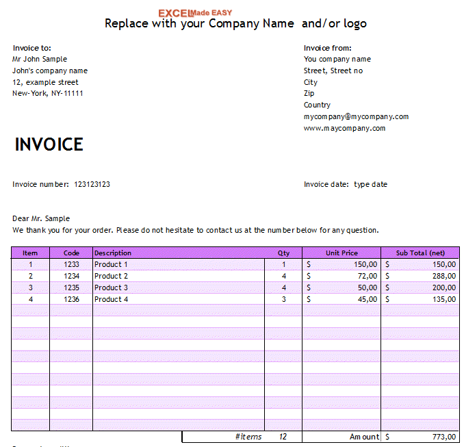 Detail Template Invoice Php Nomer 51