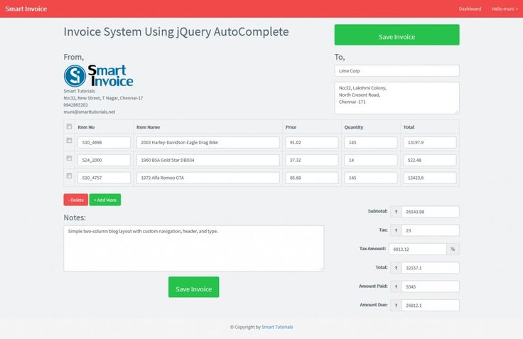 Detail Template Invoice Php Nomer 7