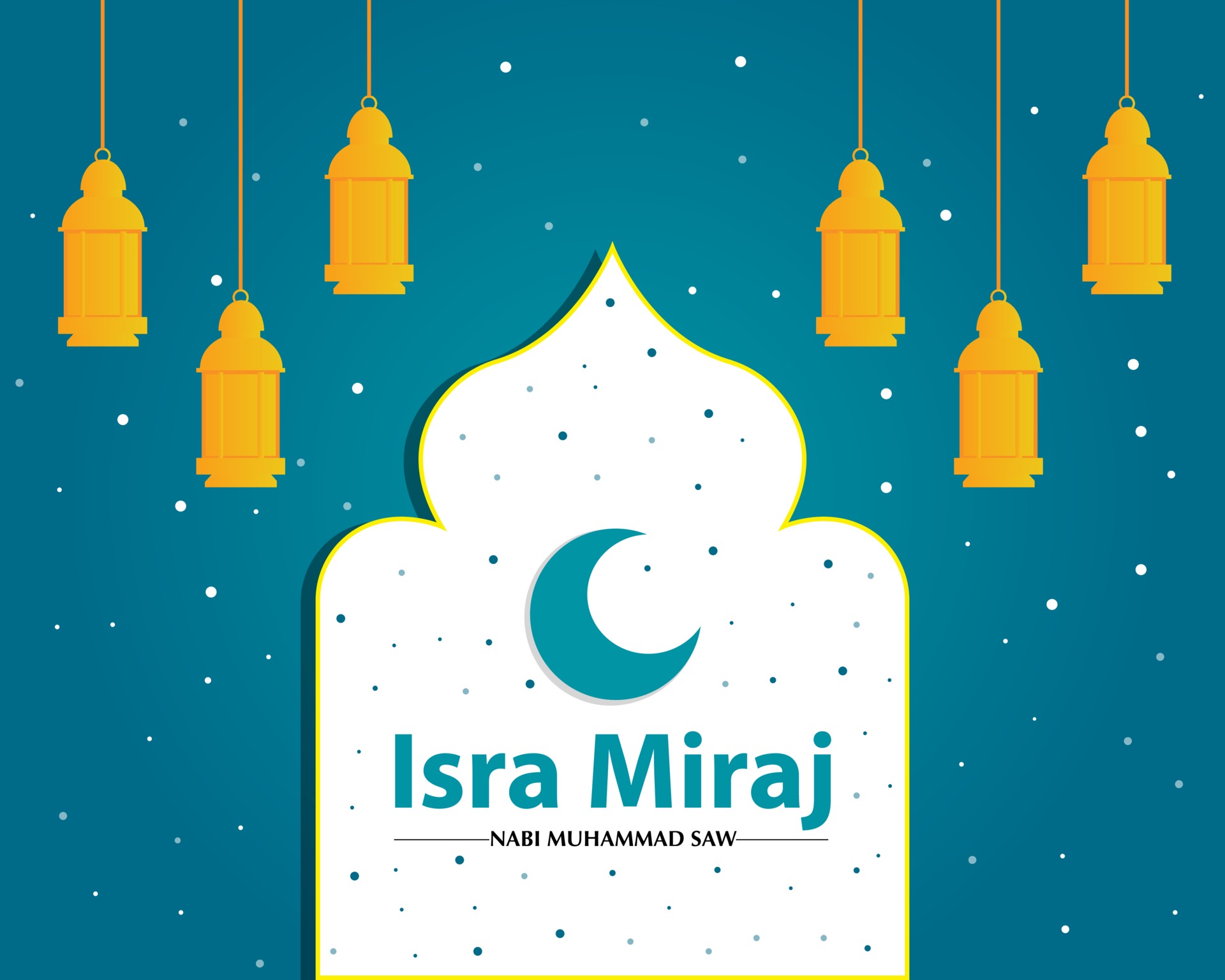 Detail Template Isra Miraj Nomer 16