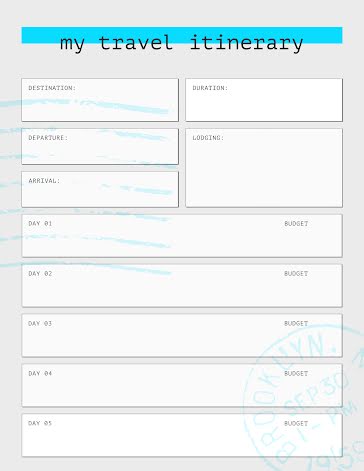 Detail Template Itinerary Travel Nomer 32