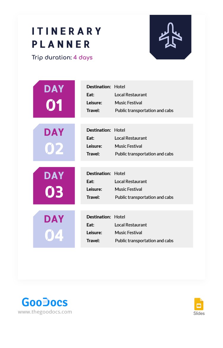 Detail Template Itinerary Travel Nomer 40