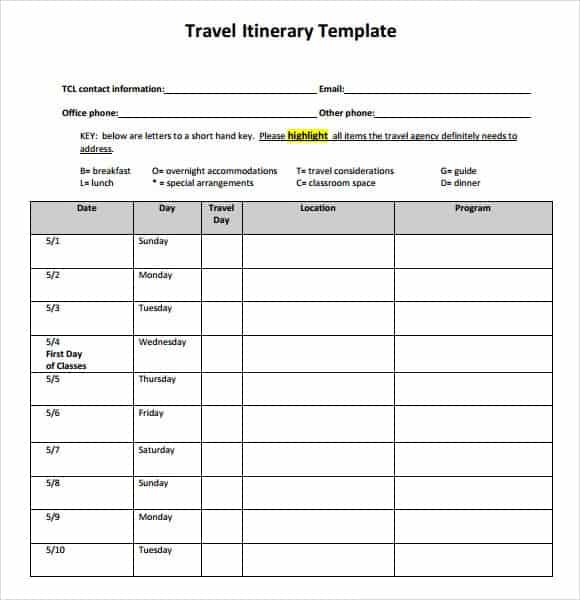 Detail Template Itinerary Travel Nomer 52